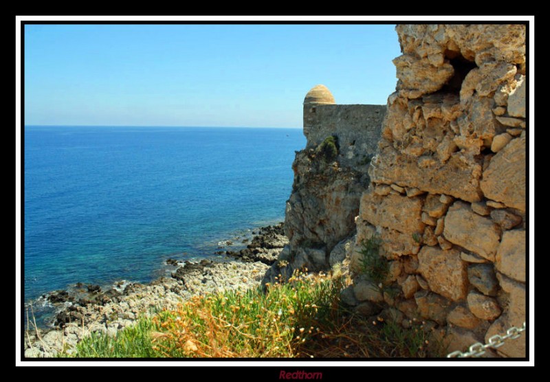 El mar desde la fortaleza veneciana