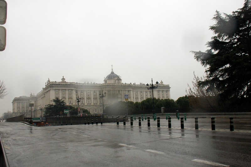 Llova en Madrid
