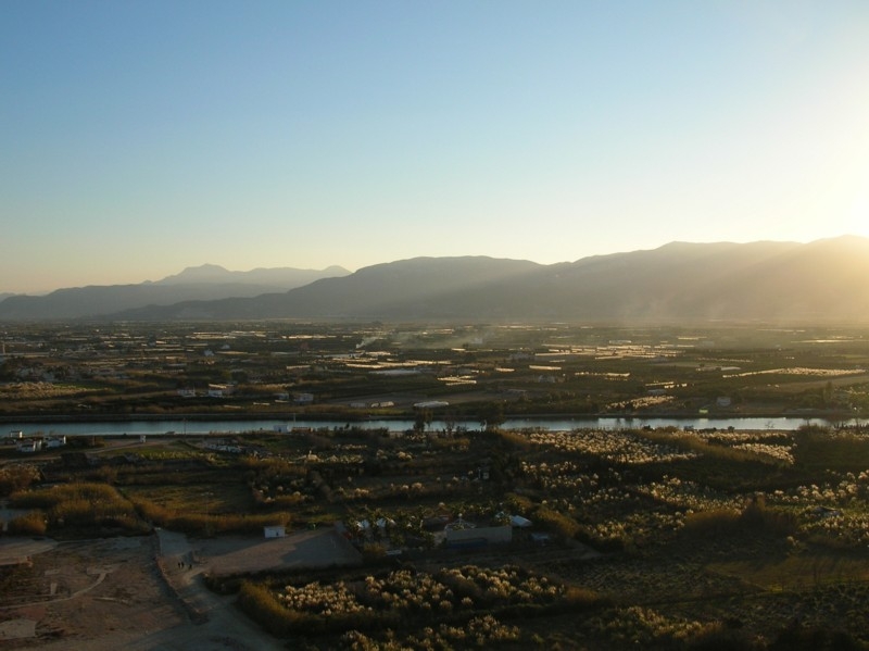 Cullera al atardecer