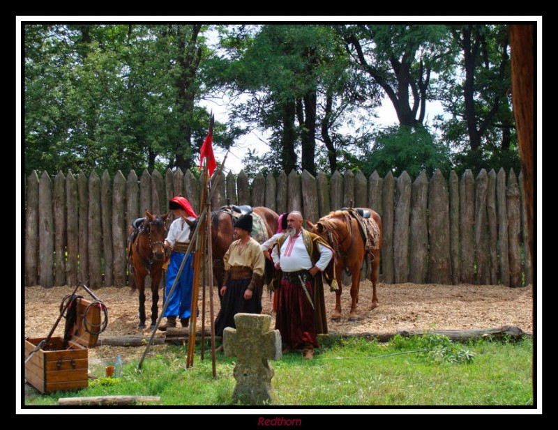 Demostracin equestre jinetes cosacos