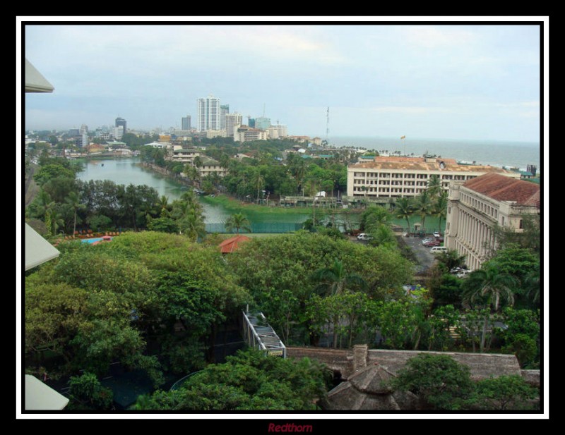 Zona residencial de Colombo, capital de Sri Lanka