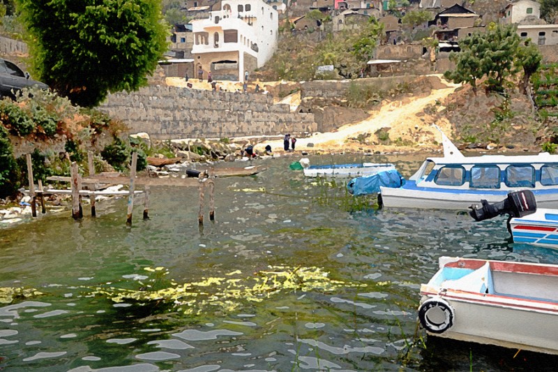 desde el lago...