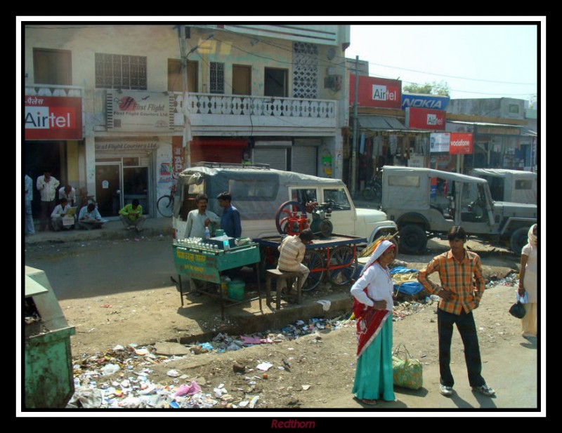 Una calle cualquiera en una ciudad cualquiera de la India