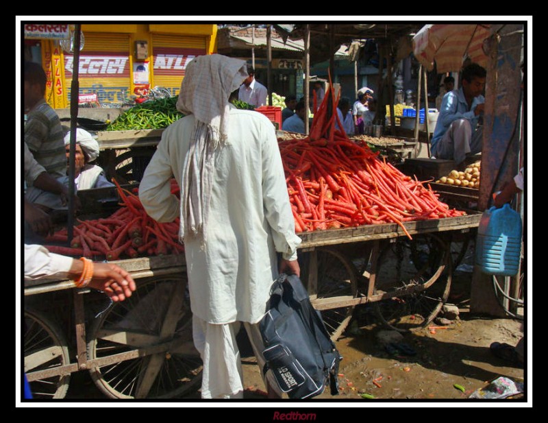 Puestos de verduras callejeros