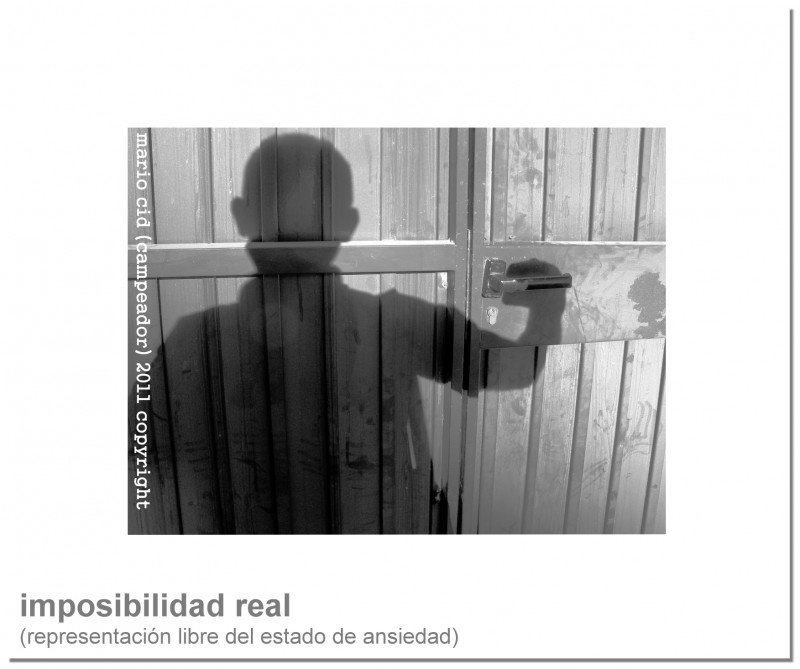 Imposibilidad real  (representacin libre del estado de ansiedad)