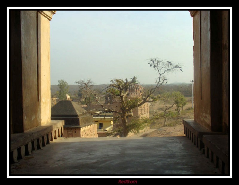 Vista de templos de Orcha