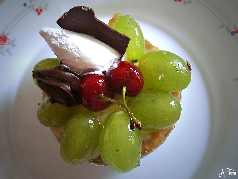 Pastel de uvas