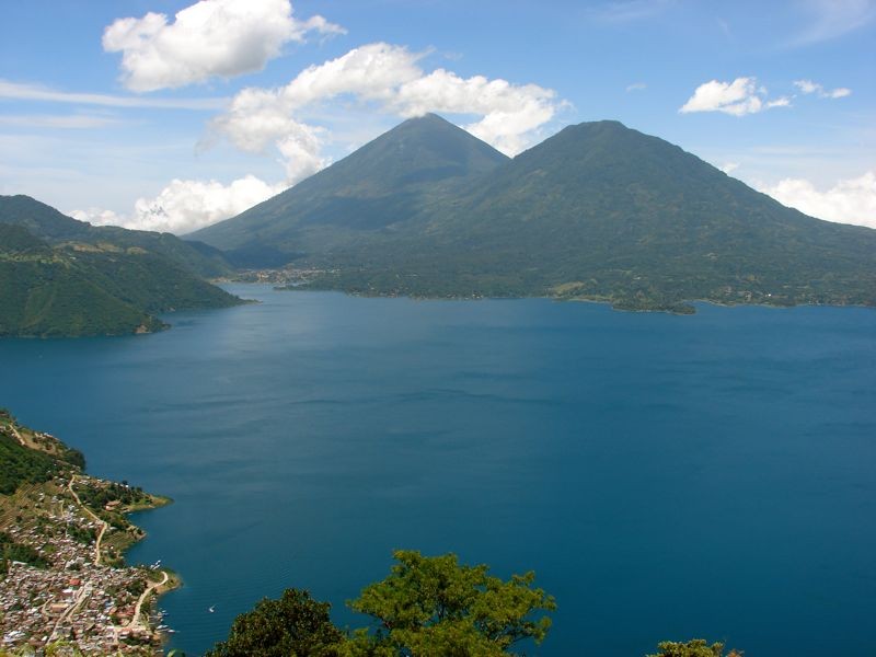 A ojo de Aguila el Lago de Atitlan