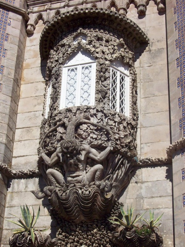 Detalle fachada Palacio da Pena