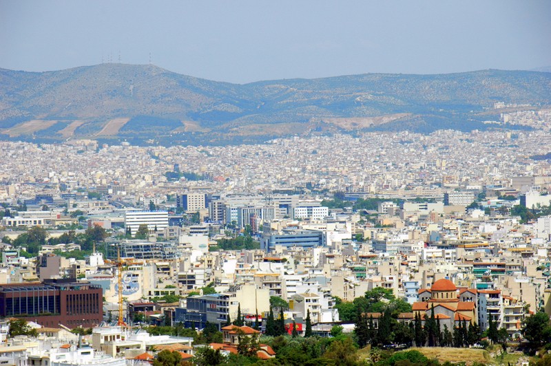 Atenas, desde la Acropolis