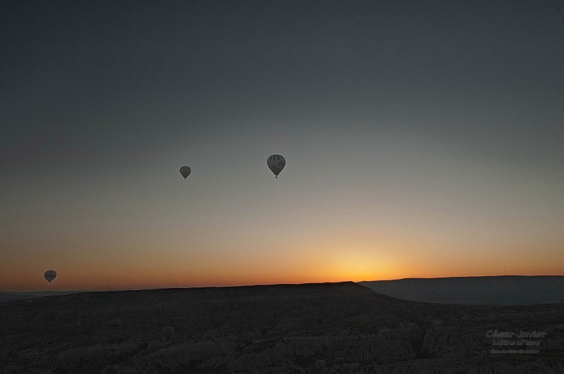 Amanecer en globo