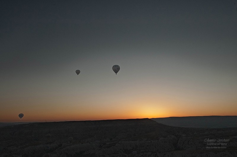 Amanecer en globo