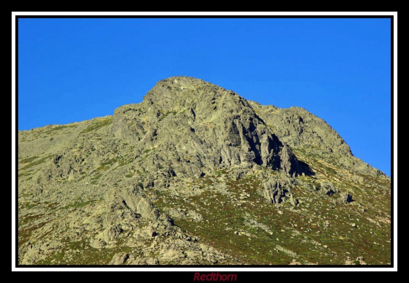 Pico de la Maliciosa desde la Barranca