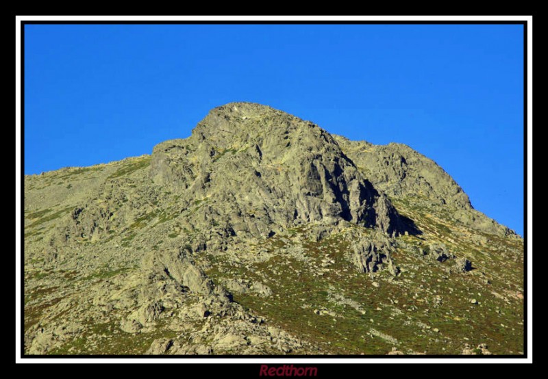 Pico de la Maliciosa desde la Barranca