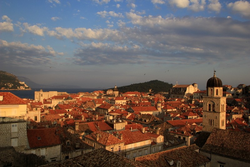 atardecer en Dubrovnik