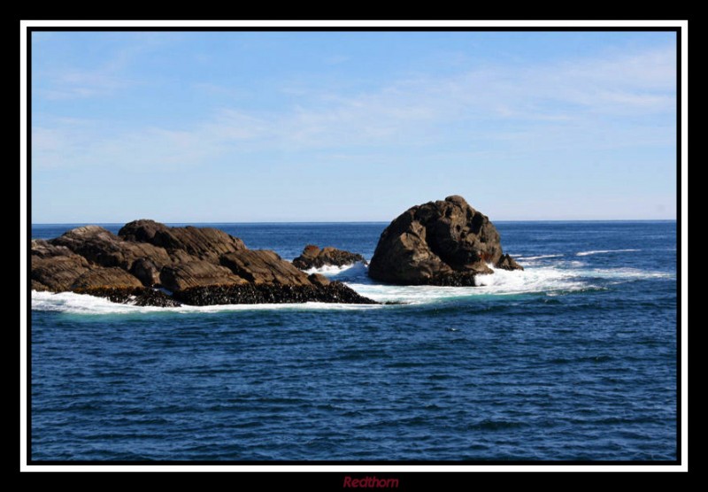 Desembocadura del fiordo en mar abierto