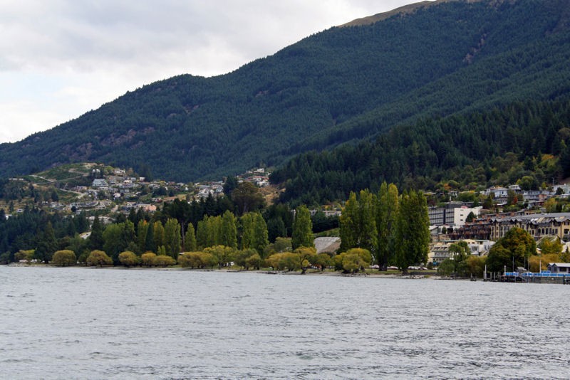 Vista de la ciudad de Queenstown