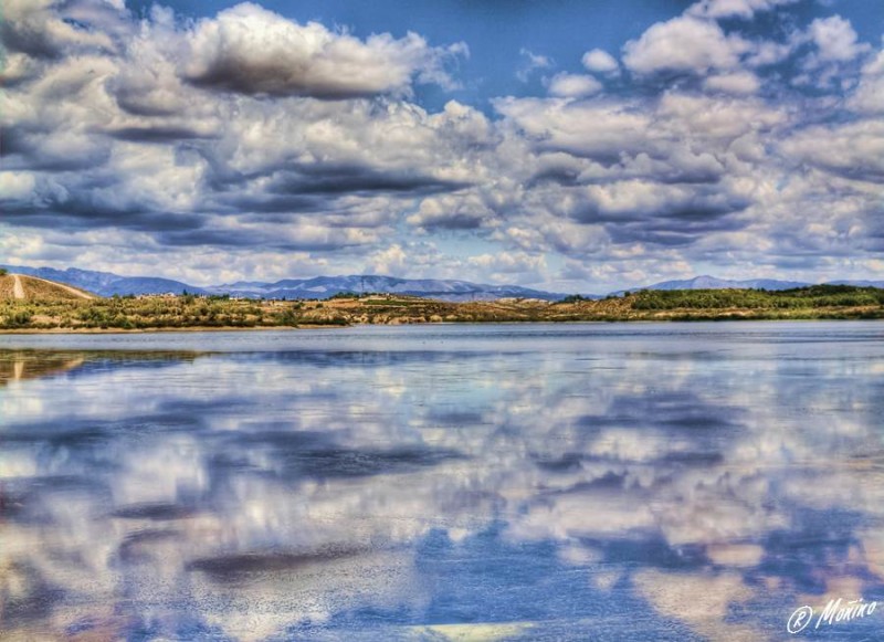 Reflejos. Pantano de Santomera