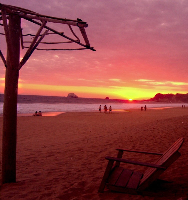 Atardecer en Zipolite