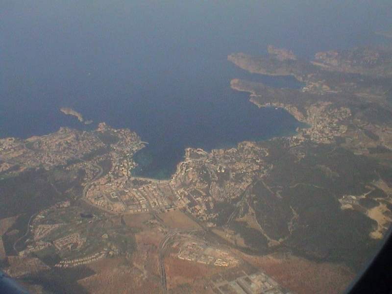 Cala de Santa Ponsa desdde el aire