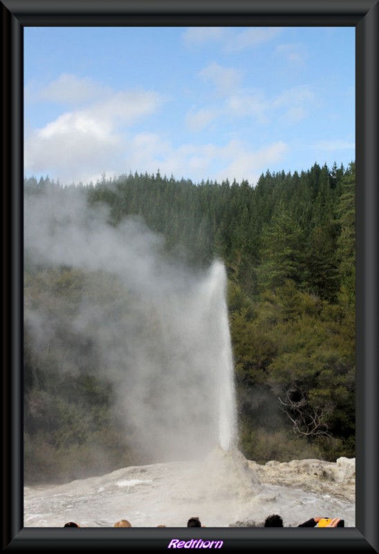 Geyser perdiendo altura