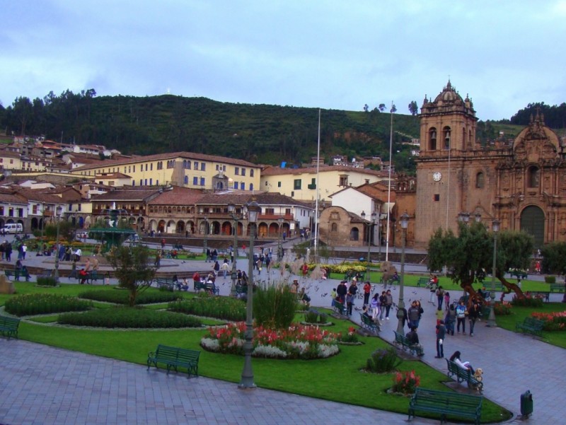 Atardecer Plaza de Armas