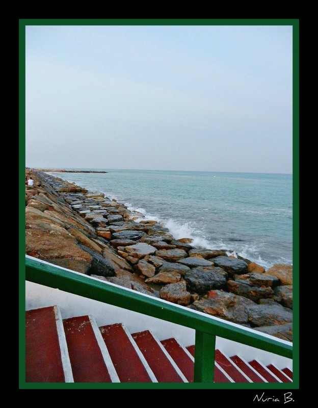 Escalera de mar