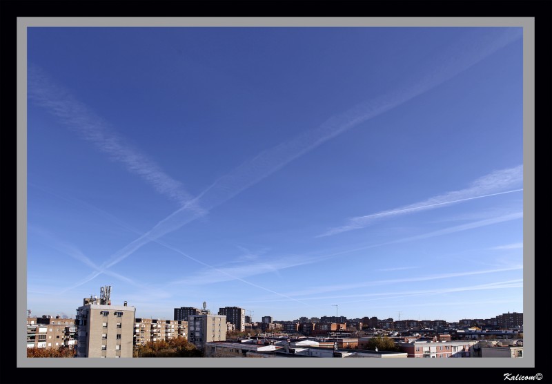 Chemtrails sobre Madrid