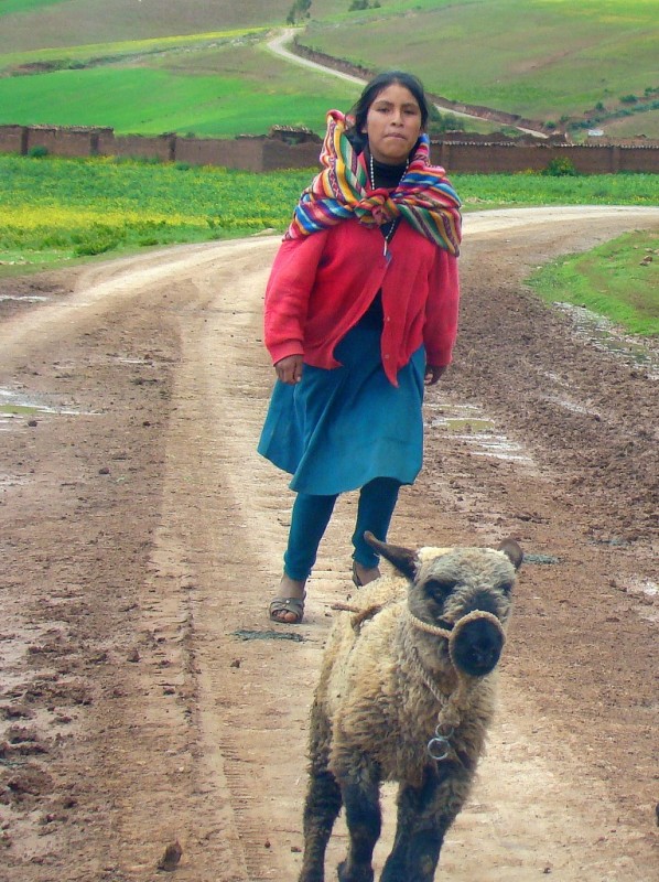 Nia en el campo