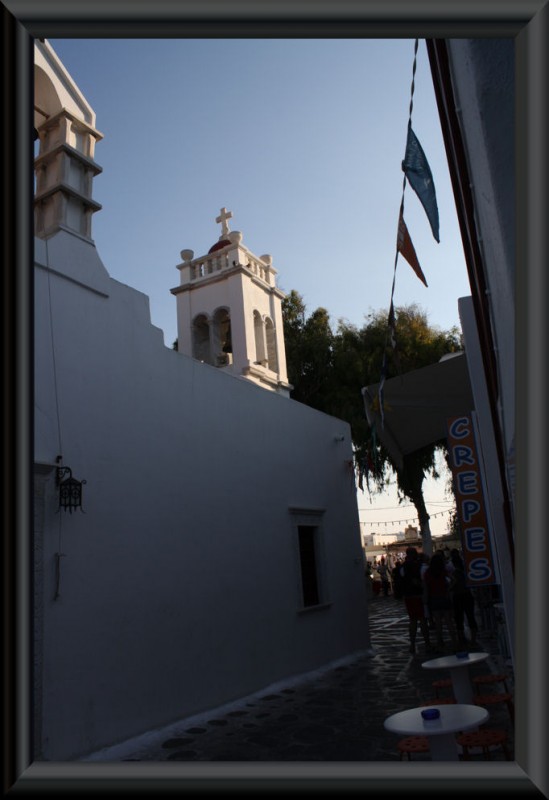 Una pequea iglesia de Mikonos