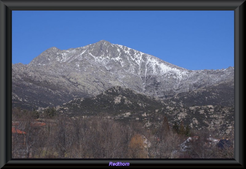 La Maliciosa con mucho fro y poca nieve