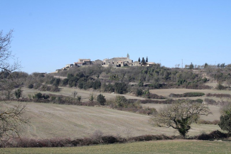 VISTA DE PRADES DE LA MOLSOSA.  EL SOLSONS.  LLEIDA. CATALUNYA