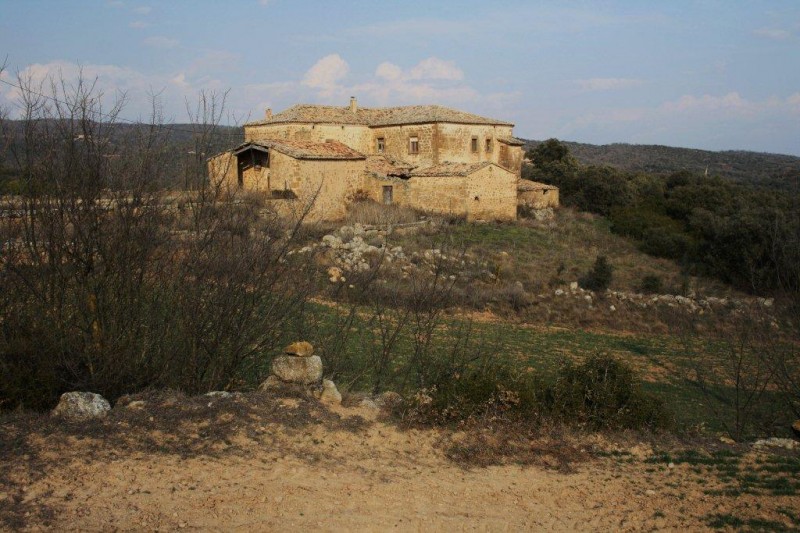 MASIA AL TERME ABANDONAT DE VALLFERROSA. TOR. LA SEGARRA. LLEIDA. CATALUNYA