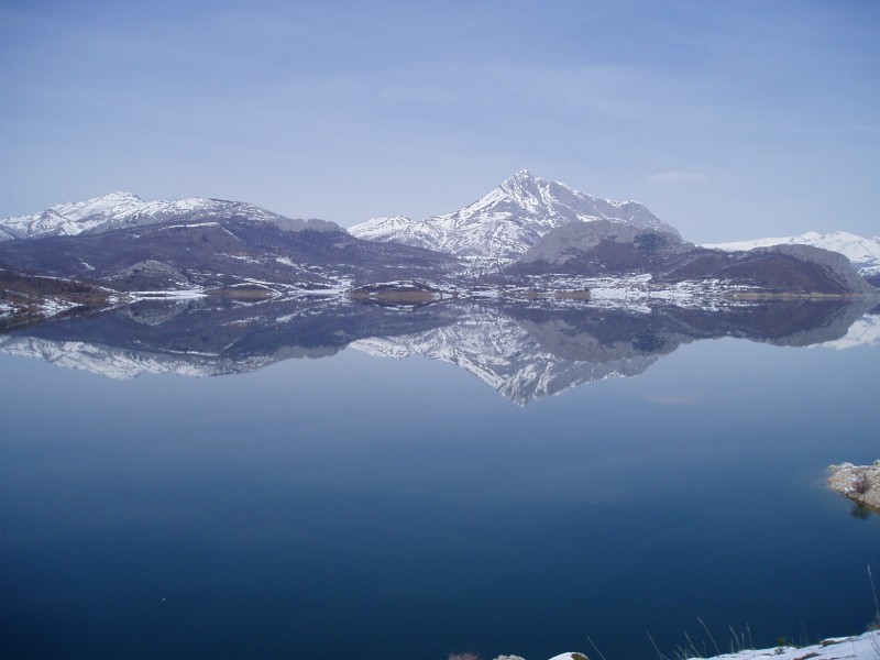 reflejo en el Porma