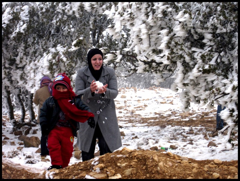 Nieve en Jordania