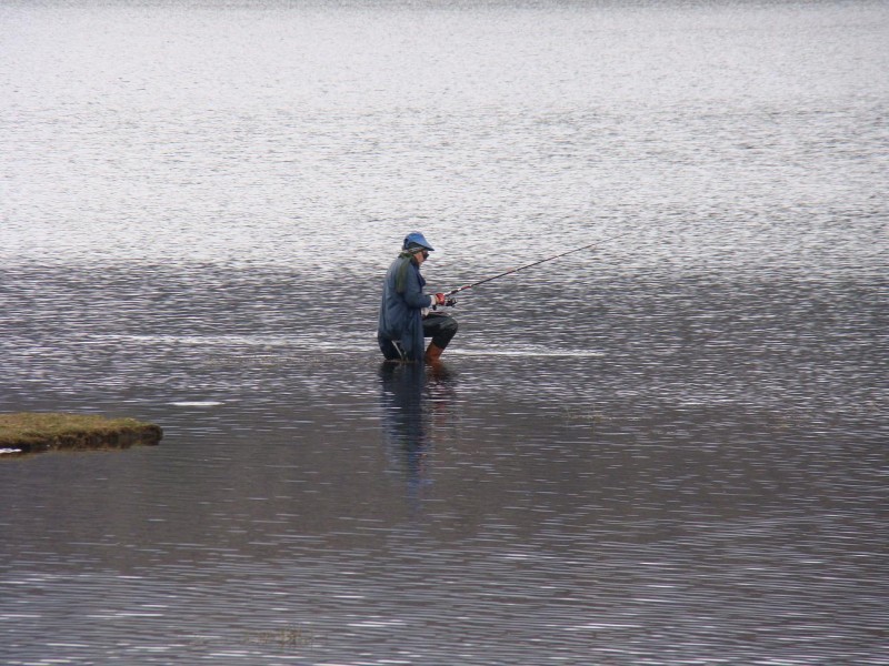 Pescando en Mucubaj