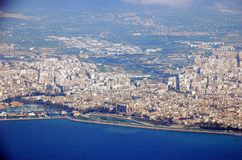 Palma desde el aire