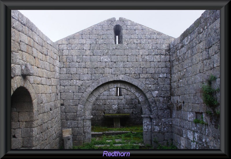 Lo que queda de la iglesia del castillo