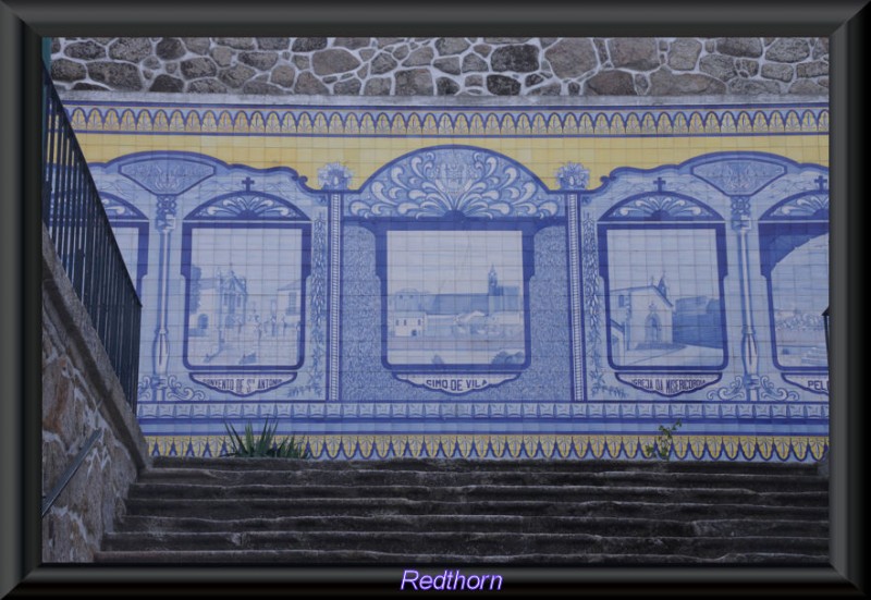 En azulejos, los principales monumentos de Penamacor