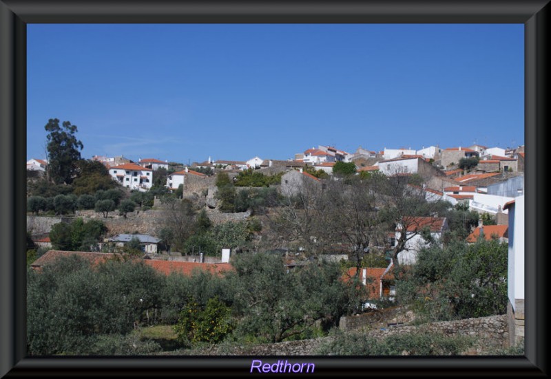 Vista de Idanha-Nova desde la iglesia matriz