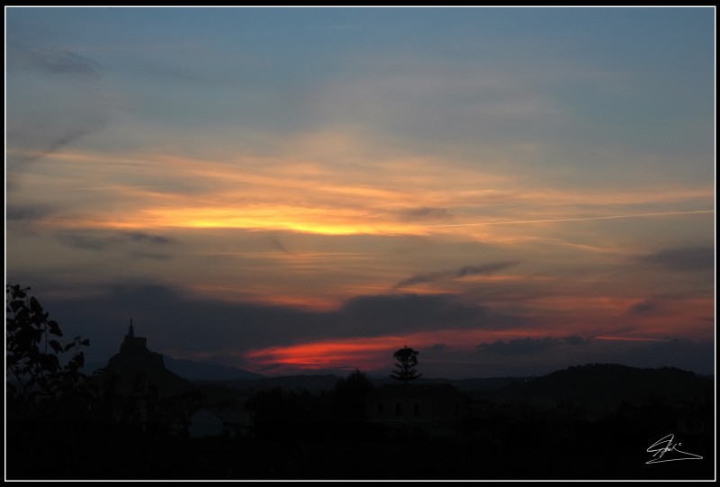 Atardecer en el Monteagudo