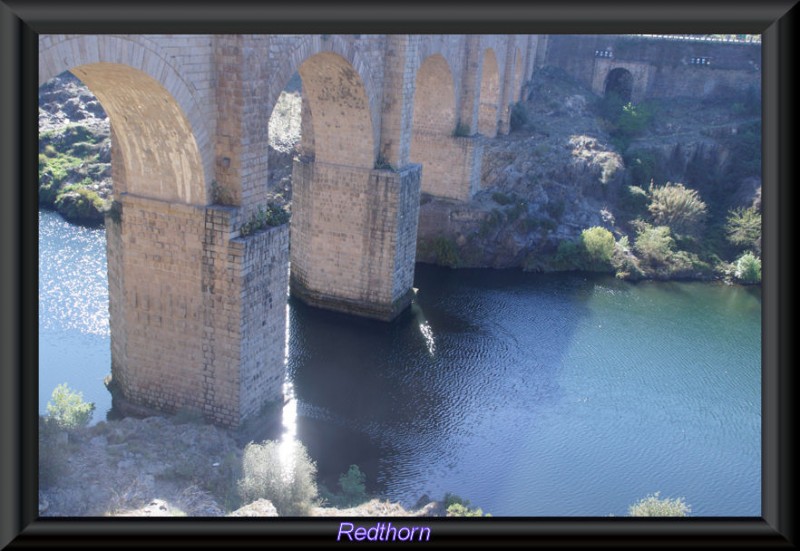 Pilares del puente de Alcntara