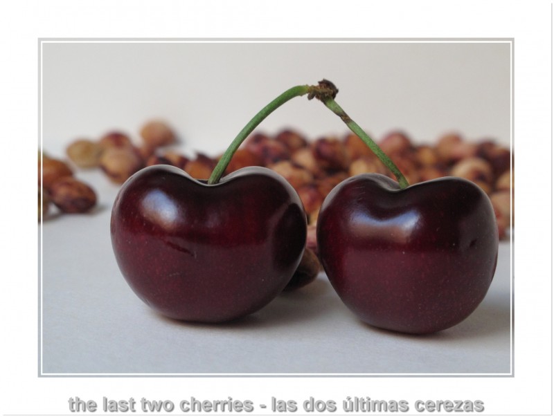 the last two cherries - las dos ltimas cerezas. DEDICADA A ROSARIA.  Fotografas: Mario Cid. 