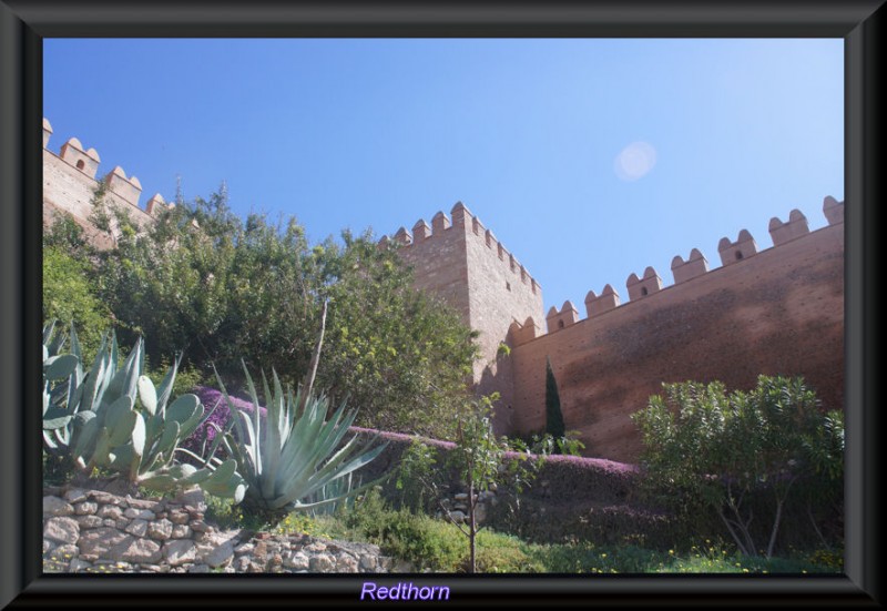 Torre de la muralla de la Alcazaba