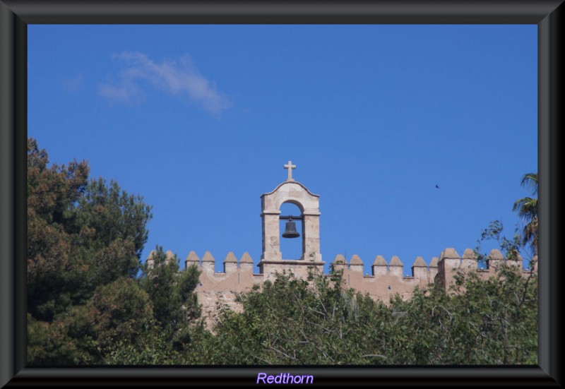 Campana en la Torre de la Vela de la Alcazaba