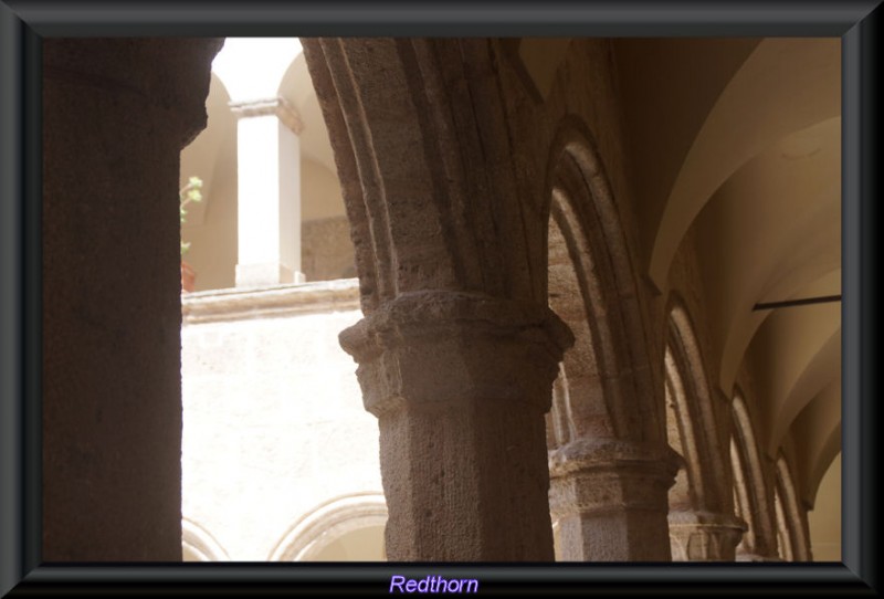 Columnas del claustro de San Francisco