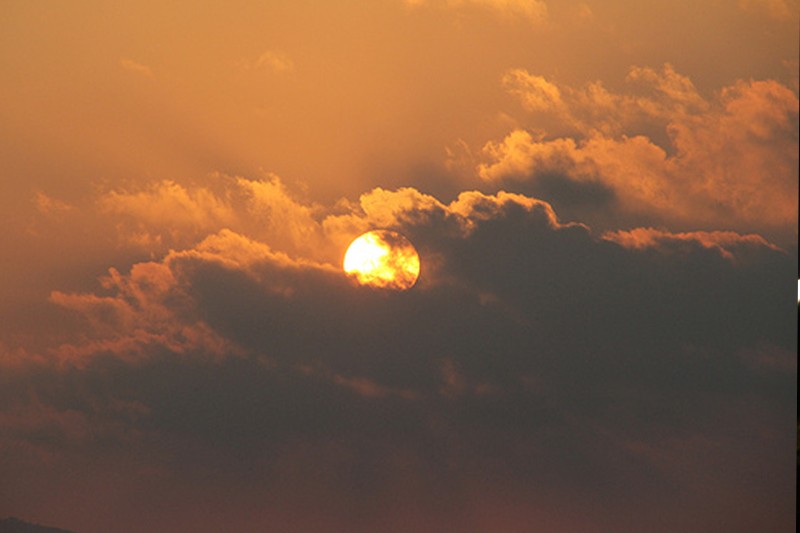 atardecer