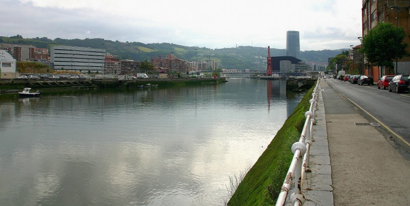 llegando a Bilbao