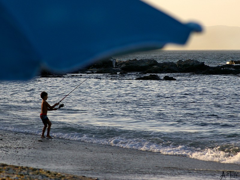 Nio pescando