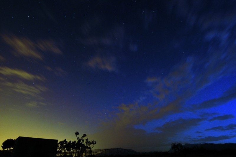 Noche azul